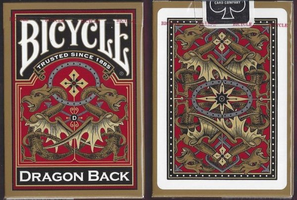 画像1: Bicycle GOLD Dragon Back playing cards (1)