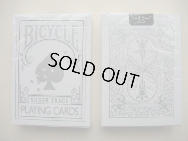 画像1: Bicycle SILVER TRACE Deck (1)