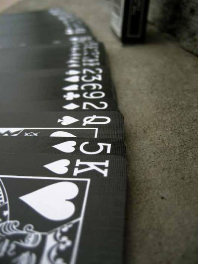 画像1: Bicycle Black Tiger Playing Cards(ホワイトピプス）