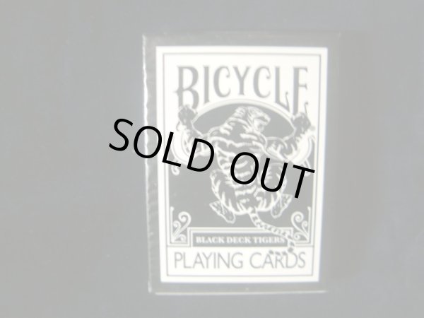 画像1: Bicycle Black Tiger Playing Cards(ホワイトピプス） (1)