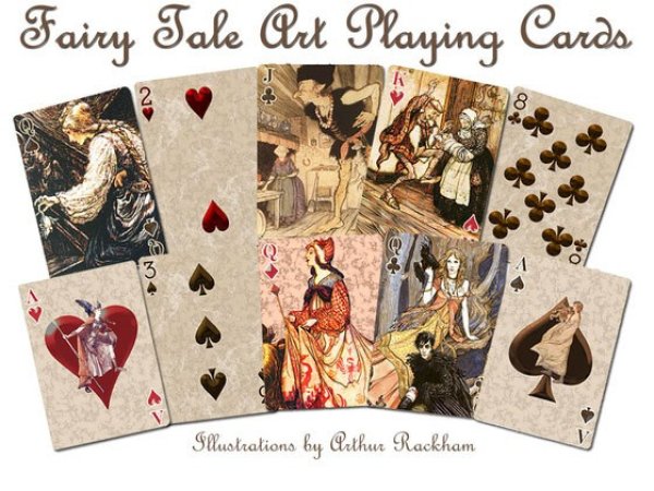 画像1: Fairy Tale Art Playing Cards (1)