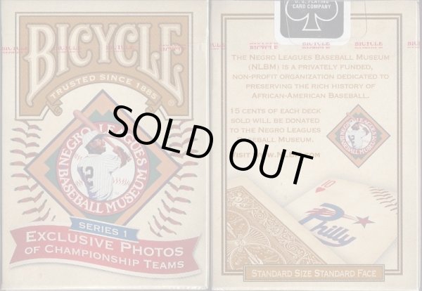 画像1: Bicycle Negro Leagues Baseball Museum playing cards (1)