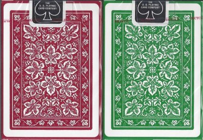 画像1: Bicycle Leaf Back holiday playing cards