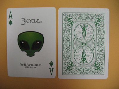 画像1: Bicycle Trace Deck 黒or緑