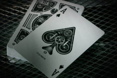 画像2: Silver Steampunk Playing Cards