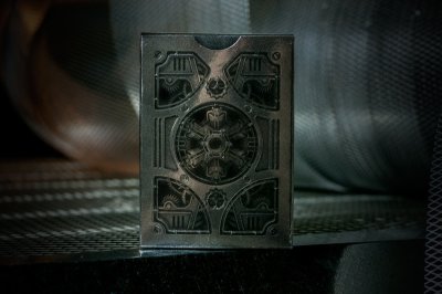 画像1: Silver Steampunk Playing Cards