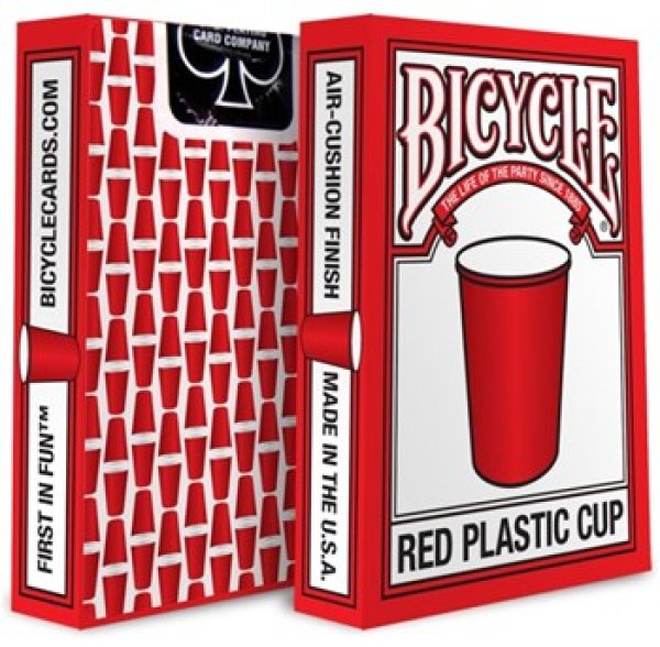 画像1: Bicycle Red Plastic Cup (1)