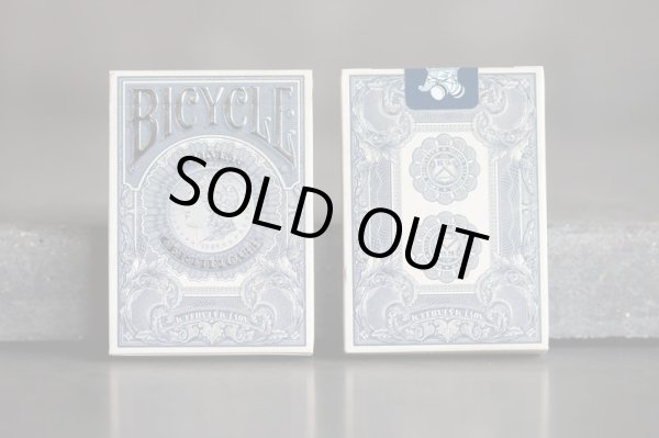 Bicycle Branded Silver Certificate Playing Card Deck - 三光堂