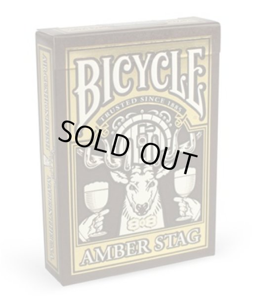 画像1: Bicycle　Amber Stag Deck (1)