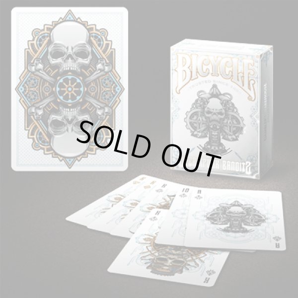 画像1: Bicycle Steampunk Deck (White) (1)