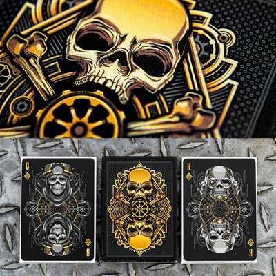 画像1: Bicycle Steampunk Bandit Deck (Black)