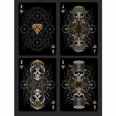 画像3: Bicycle Steampunk Bandit Deck (Black)