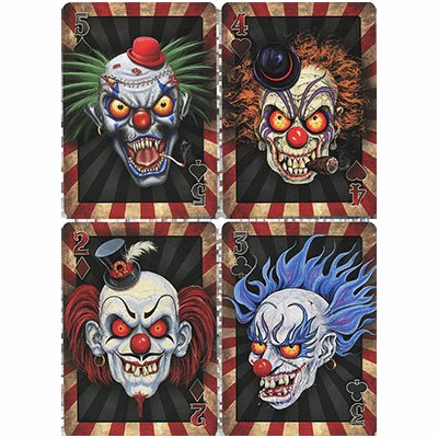 画像1: Bicycle Psycho Clowns Playing Card