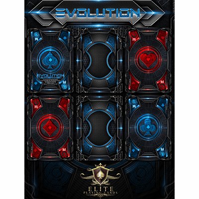 画像1: Bicycle Evolution Deck (Red)