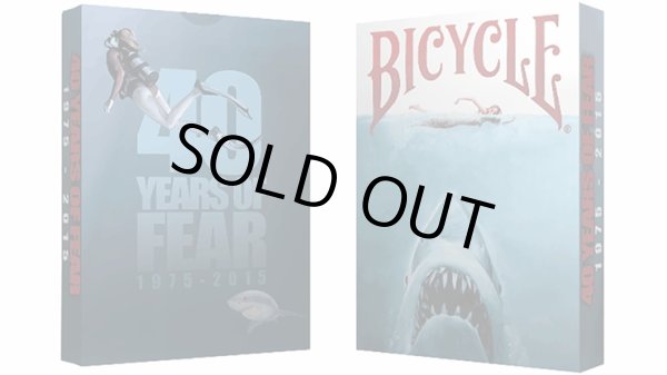 画像1: Bicycle 40 Years of Fear Jaws Playing Card  (1)