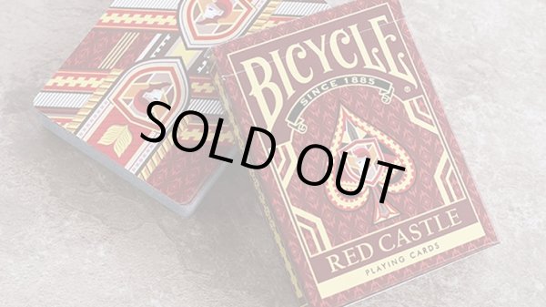 画像1: Bicycle Red Castle Playing Cards (1)