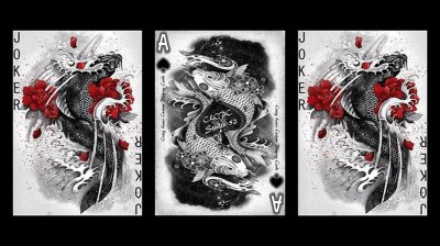 画像1: Black Dragon Series Playing Cards (Standard Edition)