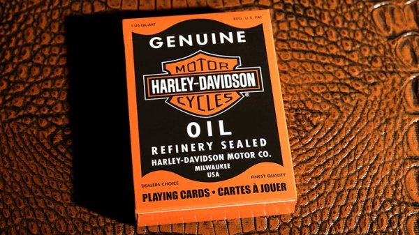 画像1: Harley Davidson Oil Playing Cards (1)