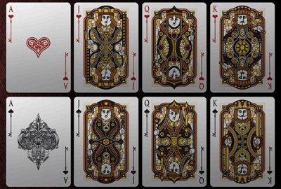 画像1: Bicycle Spirit II Red MetalLuxe Playing Cards