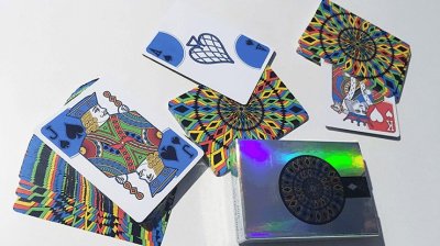 画像1: Rainbow Illusion Metallic Playing Cards V2