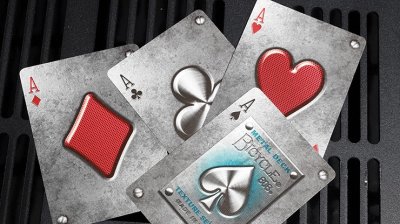 画像1: Bicycle Metal Rider Back Playing Cards (Blue)