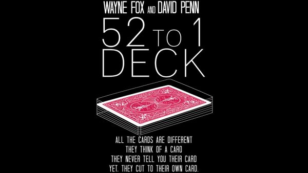 画像1: The 52 to 1 Deck by Wayne Fox　 (1)