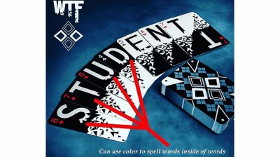 画像2: WTF Cardistry Spelling Decks (Black and White)