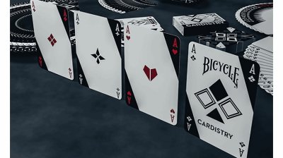 画像1: Bicycle Cardistry Black and White Playing Cards