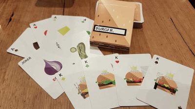 画像2: Burger Playing Cards Created