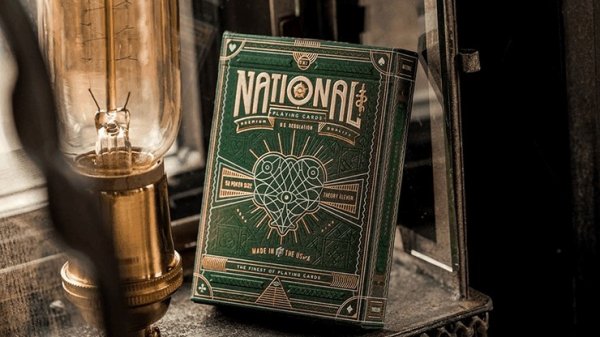 画像1: Green National Playing Cards (1)