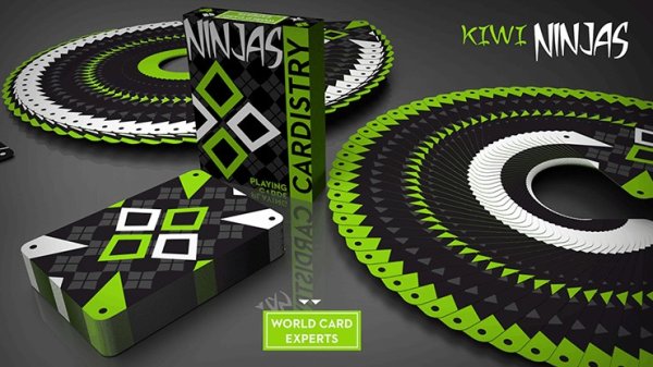 画像1: Cardistry Kiwi Ninjas (Green) Playing Cards (1)