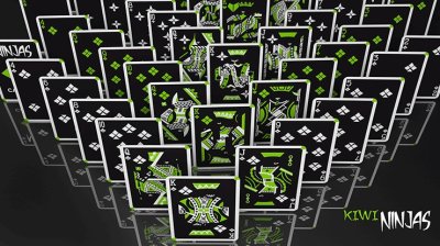 画像3: Cardistry Kiwi Ninjas (Green) Playing Cards