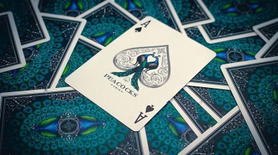 画像1: Limited Edition Peacocks Playing Cards