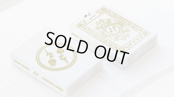 画像1: Black Roses White Gold Playing Cards Limited Edition (1)