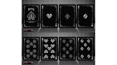 画像3: Limited Edition Bicycle Grid Blackout Playing Cards