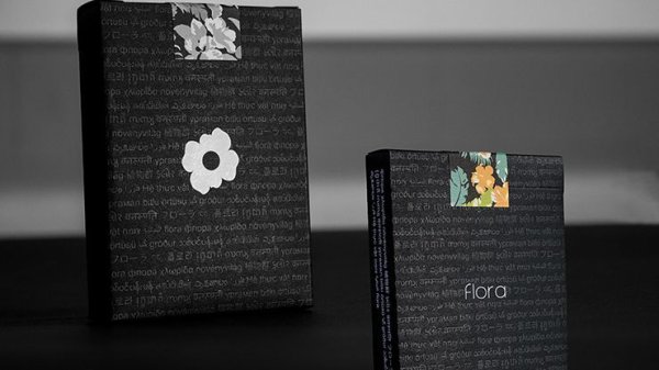 画像1: Limited Edition Black Flora Playing Cards (1)