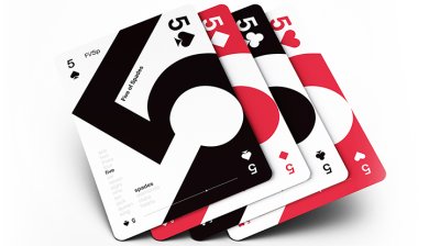 画像3: Grid Series Three Typographic Playing Cards