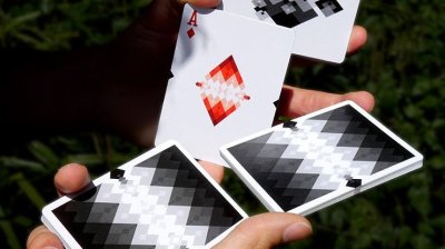 画像1: Diamon Playing Cards N° 10 Black and White 