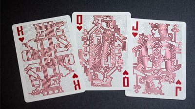 画像2: Limited Edition Red Labyrinth Playing Cards (Numbered and Sealed)