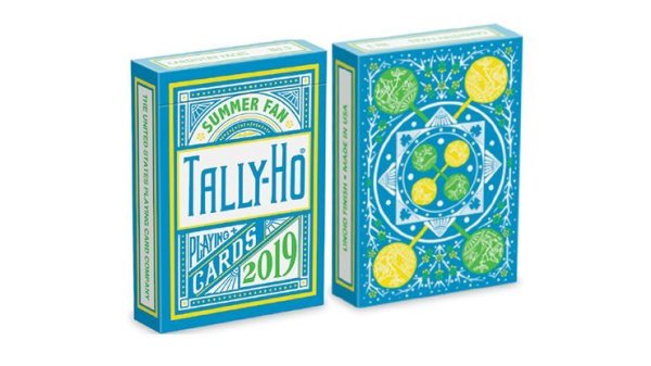 画像1: Tally Ho Fan Back Summer Playing Cards (1)