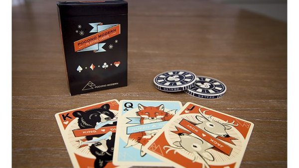 画像1: Woodland (black) Playing Cards (1)