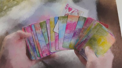 画像1: Bicycle Rainbow (mandolin) V2 playing cards