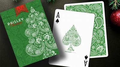 画像3: Paisley Metallic Green  Playing Cards