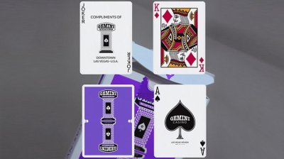 画像3: Gemini Casino Purple Playing Cards