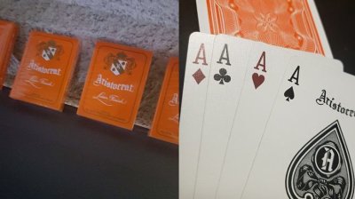 画像1: Aristocrat Orange Edition Playing Cards