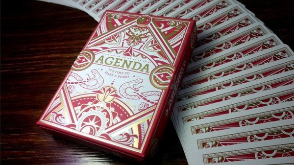 画像1: Agenda Red Premium Edition Playing Cards (1)