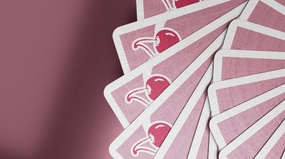 画像1: Cherry Casino Flamingo Quartz (Pink) Playing Cards