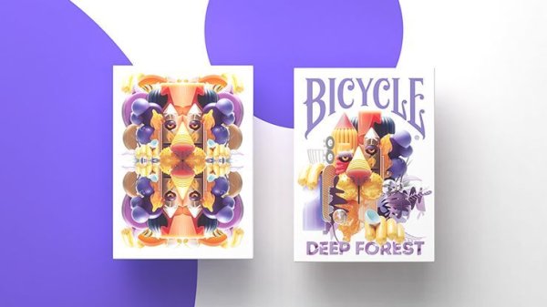 画像1: Deep Forest Playing Cards By Riffle Shuffle (1)