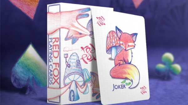 画像1: Red Fox Playing Cards (Purple) (1)