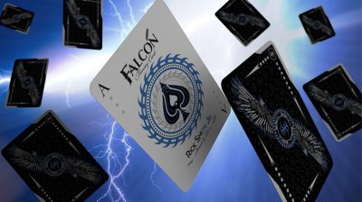 画像1: Silver Falcon Throwing Cards